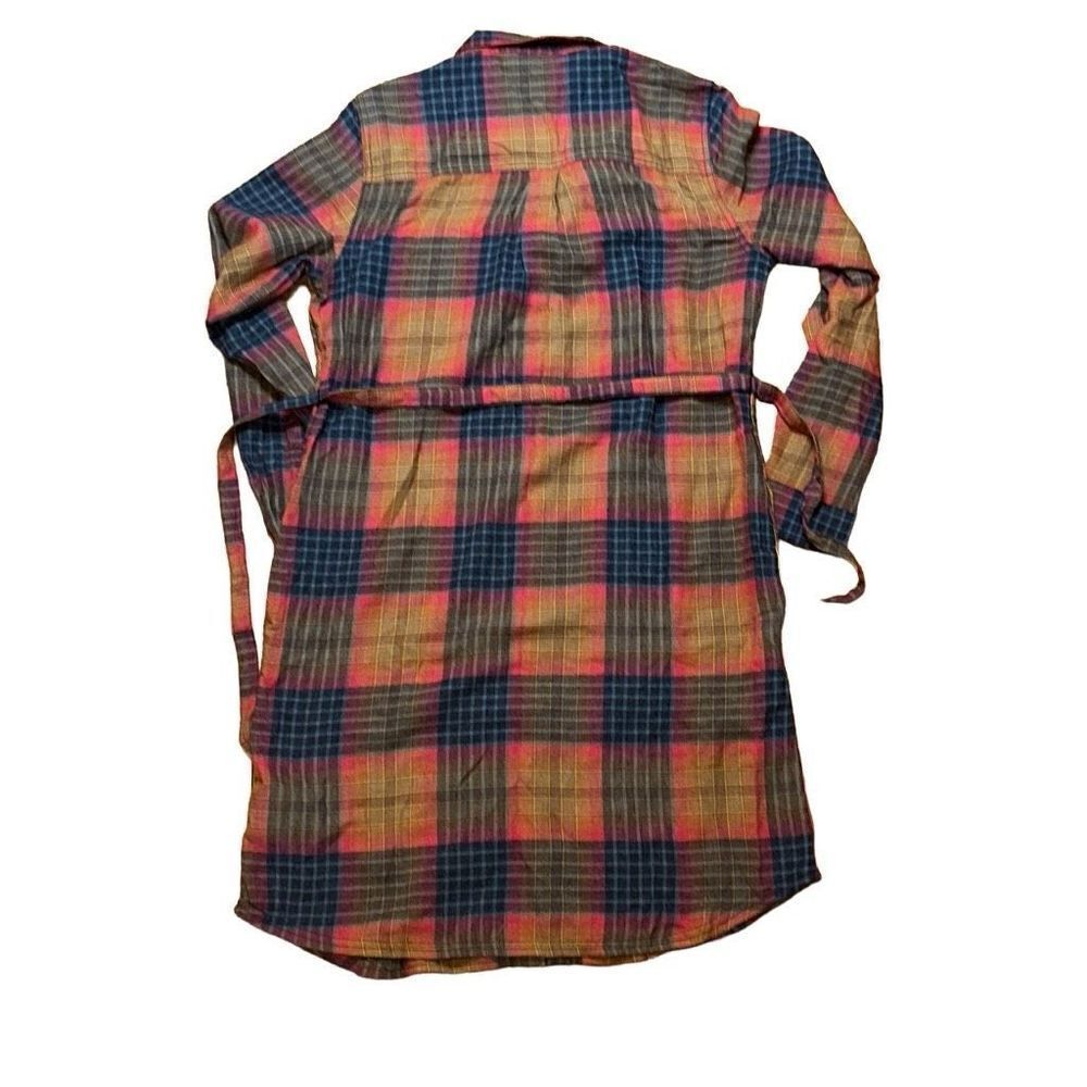 NWT Toad & Co W’s Re-Form Flannel Shirtdress
Sz S in Cedar Ombré - Picture 4 of 14
